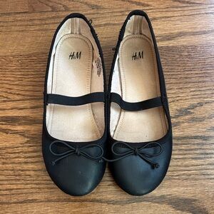 H&M Black Girls' Ballet Flats with Bow
